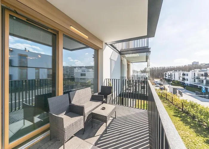 公寓 Pomorskie Bernadowska Gold 格丁尼亚